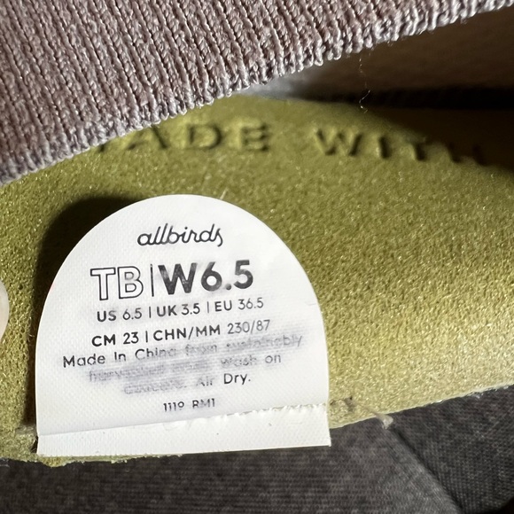 Allbirds Tree Breezers Mist Gray Flats - Picture 15 of 15